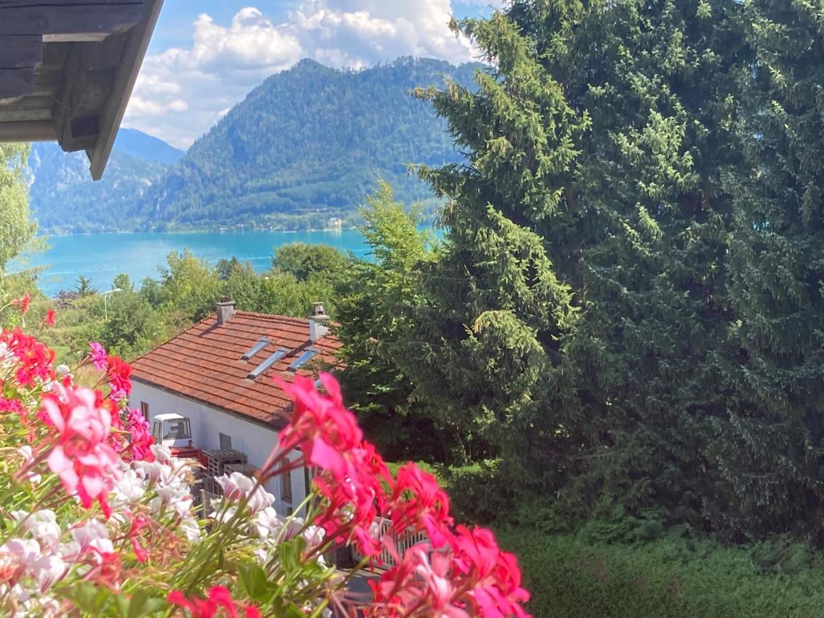 Ferienwohnung Mit Seeblick, Unterach Am Attersse Unterach am Attersee Bagian luar foto